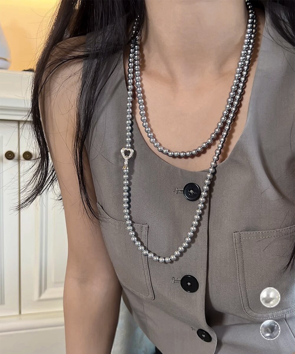 ロングネックレス キラキラY字ネックレス | ミニミニストア