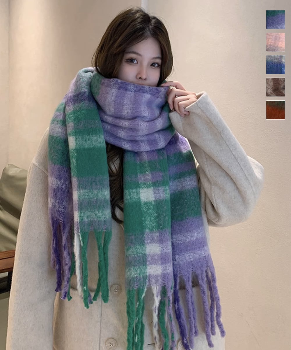 ボリュームマフラー大判 ふわふわマフラー | ミニミニストア