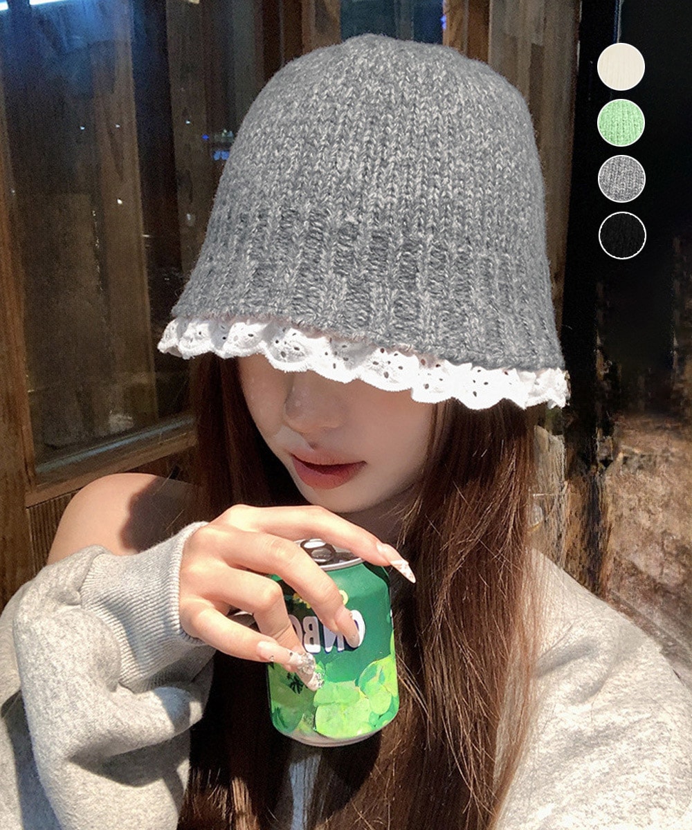 ニットハット レース レディース | ミニミニストア(miniministore