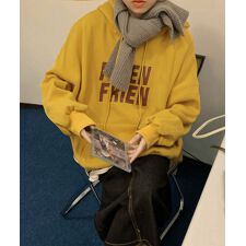 裏起毛パーカーフード付きトレーナー韓国風