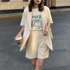 半袖ジャケット ショートパンツ セット夏