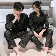 ペアパジャマ ルームウェア セット韓国風