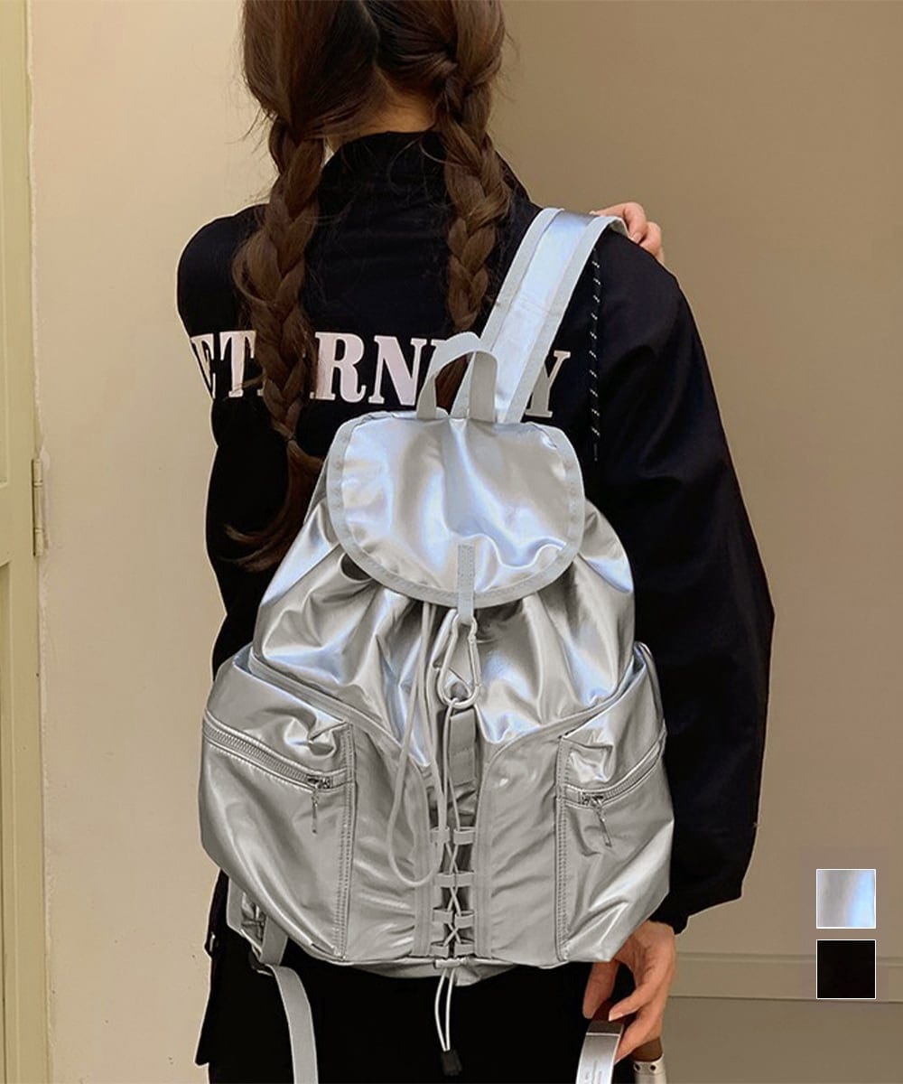 大きいサイズ】 3wayリュック×トートバック×巾着バック レディース