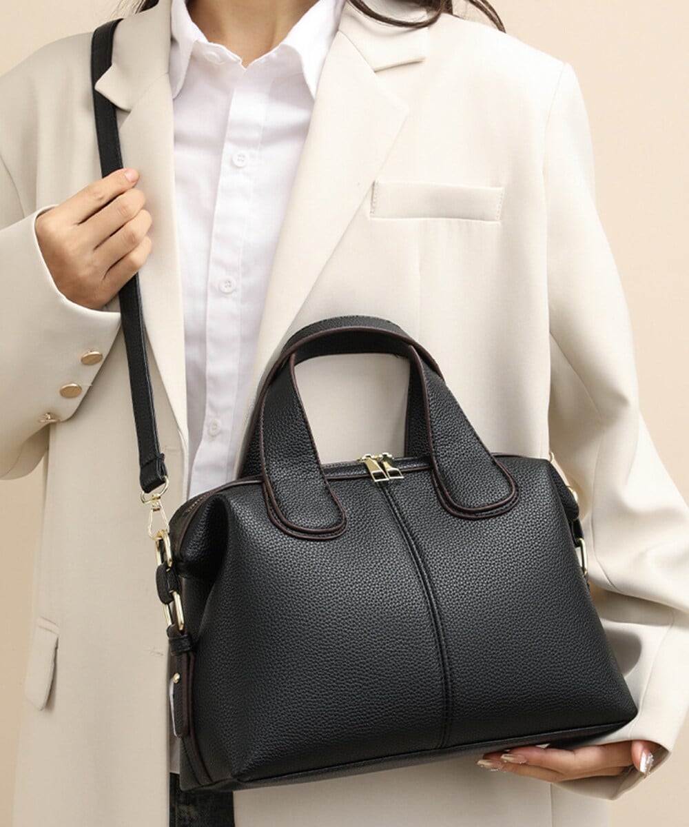 ショルダーバッグ フェイクレザー 韓国風