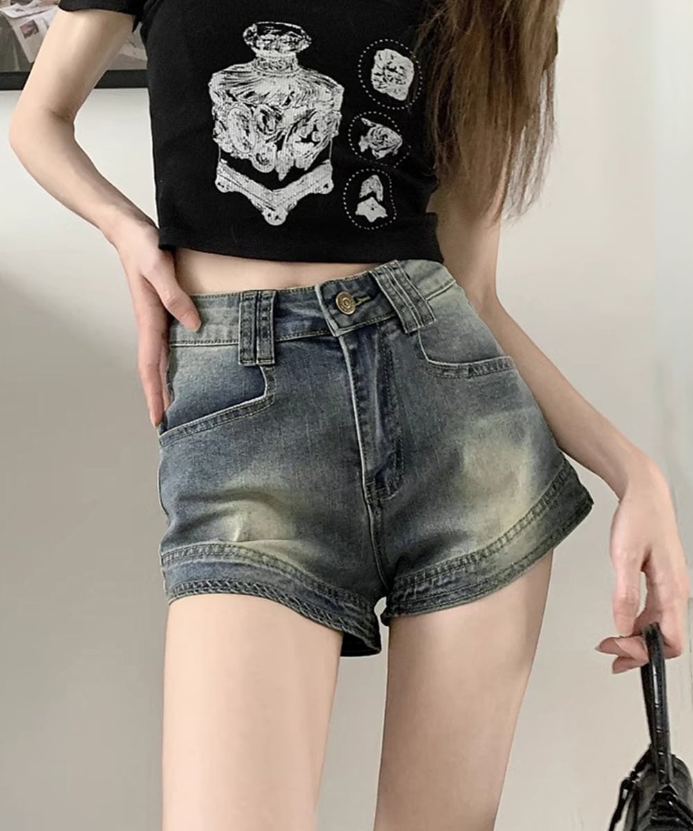 デニム ショートパンツ レディース | ミニミニストア