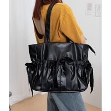痛バッグ 大人可愛い リボントートバッグ