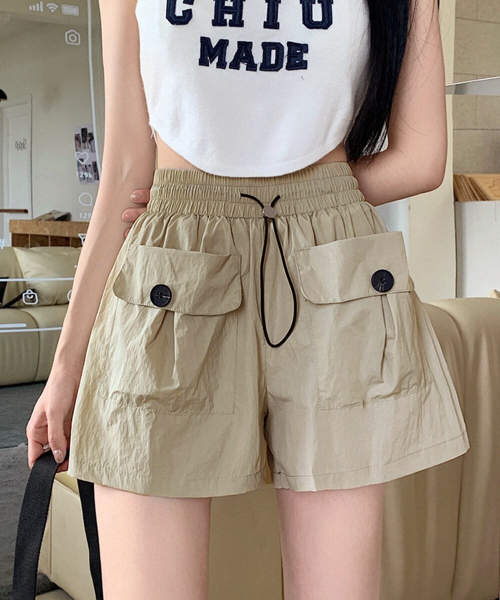 カーゴパンツレディースショートパンツ春夏