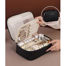 メイクポーチ 大容量 仕切りコスメポーチ