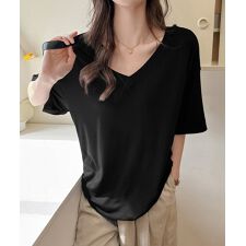 ビッグtシャツレディース無地半袖Tシャツ