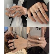 ミニミニストア(miniministore)の指輪リング シルバー マルチリングセット