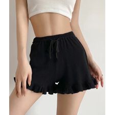 フリルペチパンツ ワッフルショートパンツ