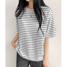 ボーダー柄tシャツ レディース 半袖夏服