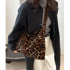 ミニミニストア(miniministore)のレオパードトートバッグ キャンバス鞄軽量