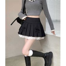 ボックスプリーツスカート ミニスカート夏