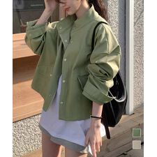 ミニミニストア(miniministore)のスタンドカラージャケット韓国風ジャンパー