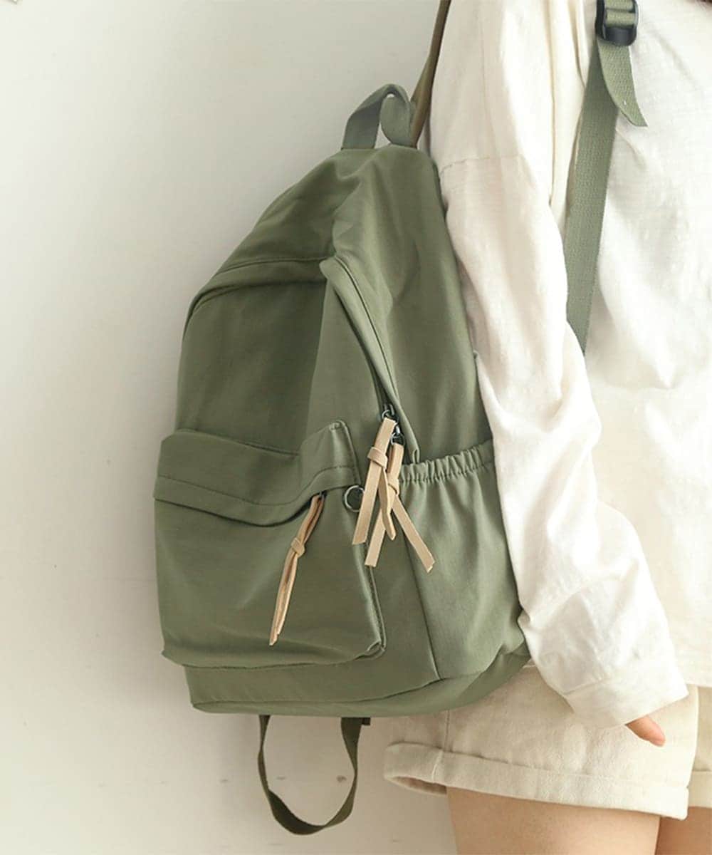 完売品☆snidel シャーリングリボンリュック ミント セール】シャーリングリボンリュック（バックパック/リュック