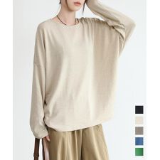 ミニミニストア(miniministore)のドルマンスリーブロンTゆったりカットソー