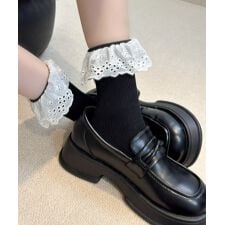 レース付き ソックス レディース 靴下