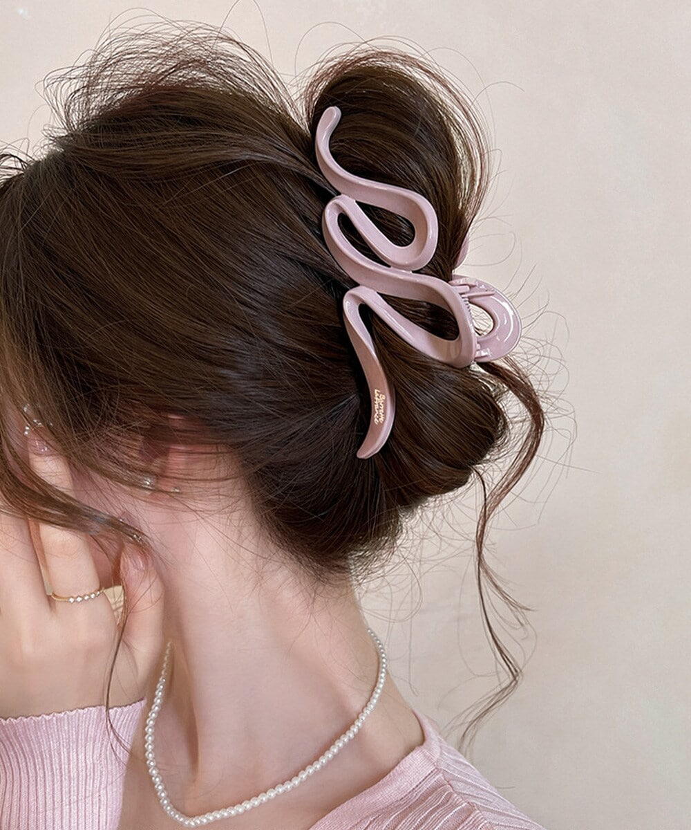 +❥❥厳選クリップコーナー124レーステール付パールリボンバンスクリップ9cm超 ❥❥厳選クリップコーナー124レーステール付パールリボンバンス