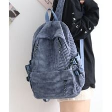 リュックサック コーデュロイ レディース