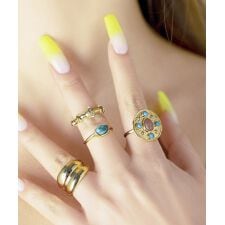 ミニミニストア(miniministore)のマルチデザインリングセット指輪4点セット