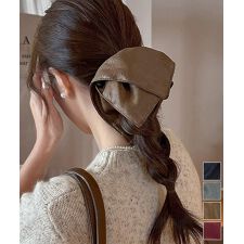 ミニミニストア(miniministore)のフェイクレザーシュシュ レトロ ヘアゴム