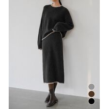 ミニミニストア(miniministore)のニットセットアップ 上下セット 配色