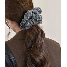 シュシュ ラメ糸 ヘアゴム 韓国風