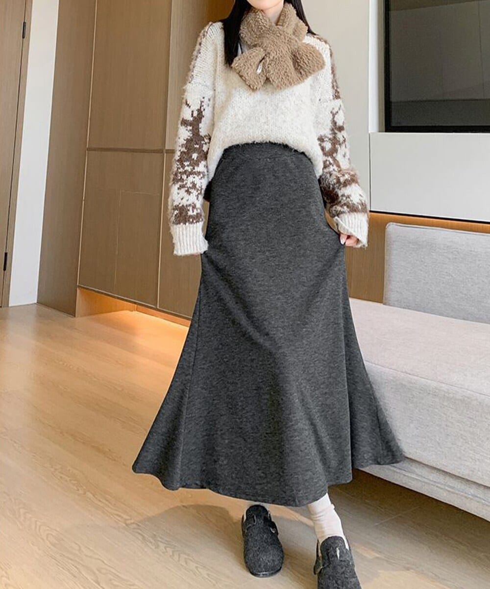 スカート】レディース ファッション レース バイカラー グリーン