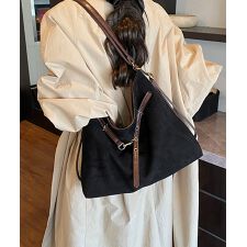 トートバッグ スエード調ショルダーバッグ