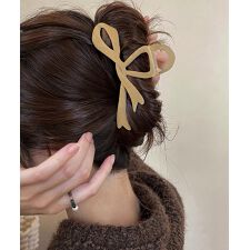 ミニミニストア(miniministore)のツイストリボンヘアクリップ 韓国風髪留め
