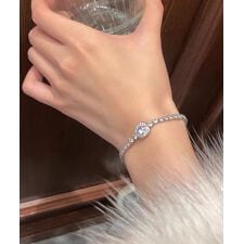 ラインストーンブレスレット韓国風バングル