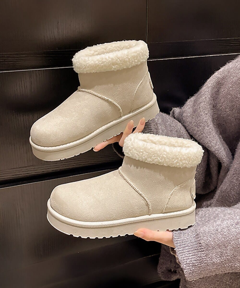 ムートンブーツ 厚底 ファーブーツ 秋冬 | ミニミニストア