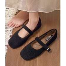 ミニミニストア(miniministore)のメリージェーンシューズ もこもこパンプス