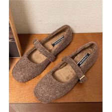 ミニミニストア(miniministore)のメリージェーンシューズ もこもこパンプス