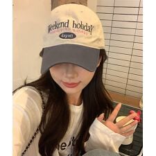 キャップ 刺しゅう レディース 英字ロゴ