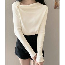 ミニミニストア(miniministore)のオフショルダーニットトップス 肌見せ秋服