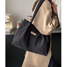 トートバッグ レディース コーデュロイ