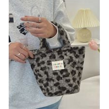 ハンドバッグ レディース レオパード柄