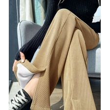 裏起毛コーデュロイパンツ微フレアパンツ冬