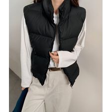 ミニミニストア(miniministore)のダウンベスト ジップアップパデッドベスト