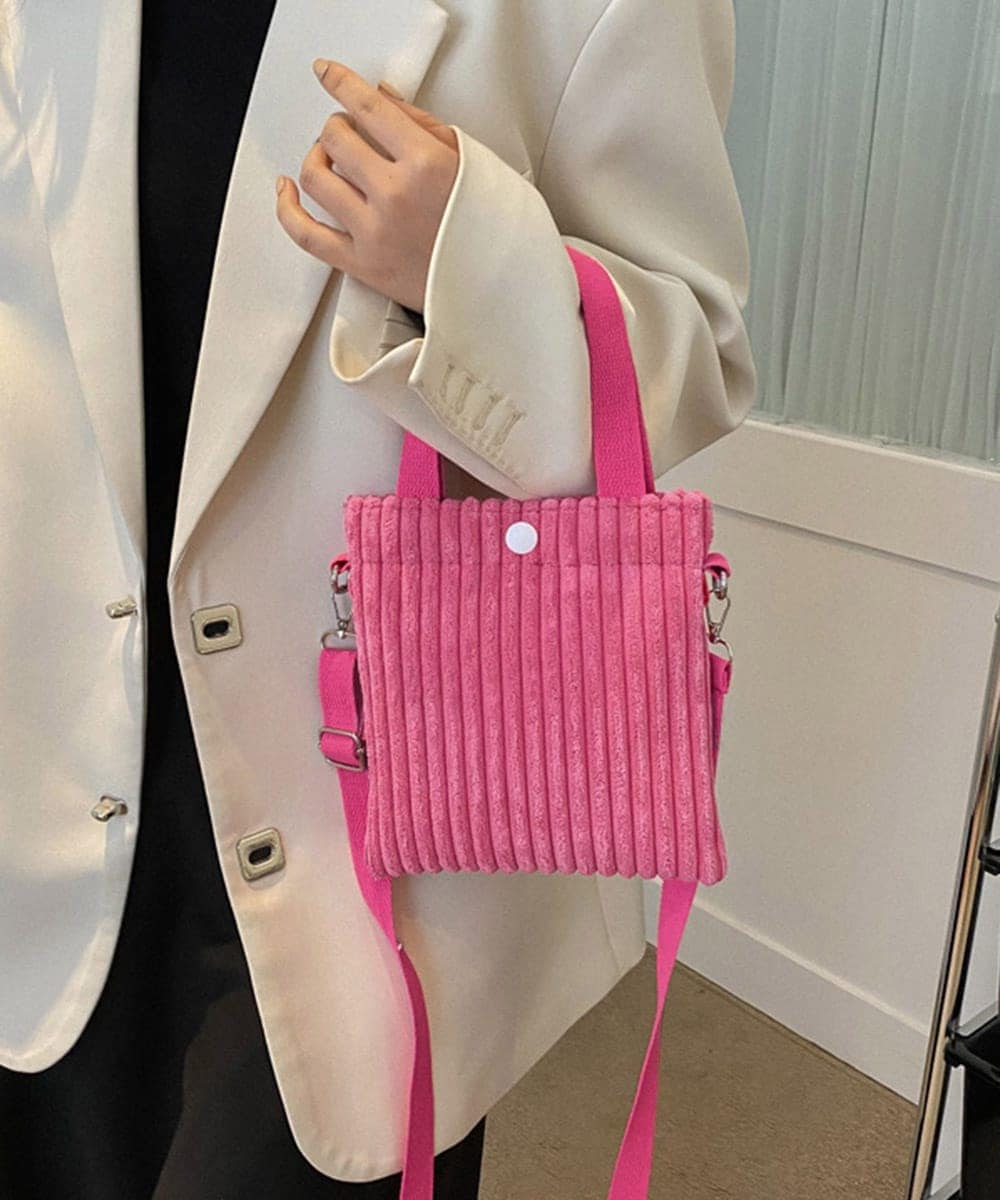 コーデュロイ ミニトートバッグ 3way | ミニミニストア(miniministore