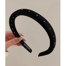 スタッズ付き サテンカチューシャ 韓国風