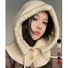 ミニミニストア(miniministore)のバラクラバニット帽ネックウォーマー一体型