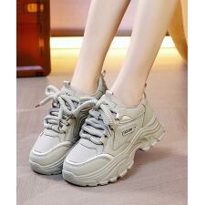 ダッドスニーカー レディース 厚底靴美脚