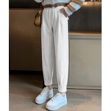 裏起毛コーデュロイテーパードパンツ9分丈