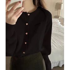 ニットカーディガン レディース 韓国風