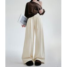 コーデュロイパンツレディースワイドパンツ