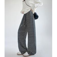 イージーパンツ ロング丈 ボーダー 新作