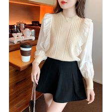 ミニケーブルドッキング ニットフリル付き